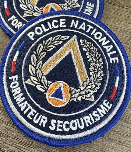 Police nationale ecusson - -,
