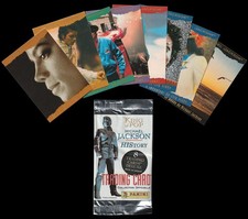 Michael Jackson Lot Pack Set PANINI 8 Cartes Trading Cards Card OFFICIAL 1996
