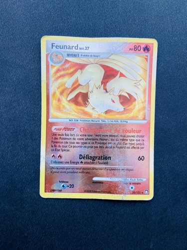 Carte pokemon feunard 123 - carte, 32/123