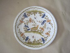 ASSIETTE  DECOR OISEAU ET