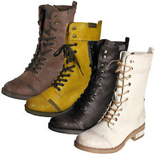 Mustang Bottes À Lacets Pour Femmes 1293-510