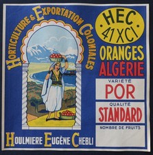 Ancienne étiquette caisse