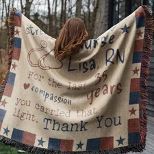 Personalized Patriotic Nurse