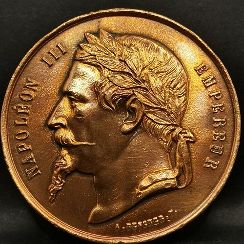 Medaille cuivre napoleon iii - cuivre,