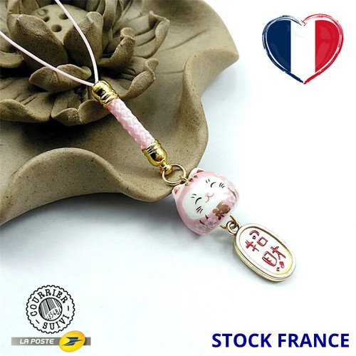 Pendentif chat porte - chat, porte-bonheur
