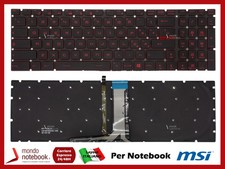Clavier Italien Notebook MSI GP62 GP72 GL62 LG72 GL72 GP62VR GP62MVR GP72MVR