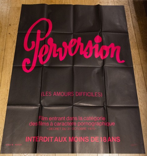 Perversion affiche cinéma - perversion,