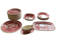 ANCIEN SERVICE DE TABLE VILLEROY ET BOCH RUSTICANA ASSIETTE PLAT SAUCIERE CREUSE