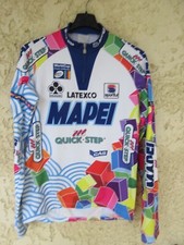 Maillot cycliste MAPEI QUICK STEP 1999 vintage manches longues UCI WORLD CUP L