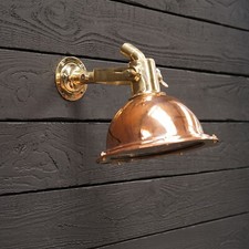 Élégance océanique : anciennes suspensions en cuivre et laiton pour comptoirs...