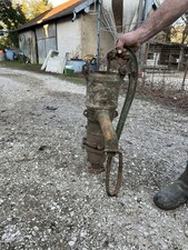Pompe à Eau Fontaine Puits Ancienne Manuelle Fonte Décoration de Jardin