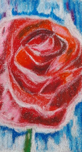 Rose rouge original - original, huile
