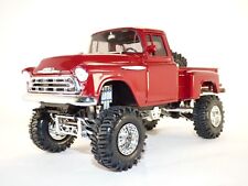 CHEVY 3100 pick up 4x4 surélevé rouge Candy 1/24 OFF ROAD