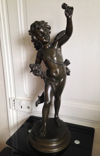 Sculpture bronze ange - bronze,