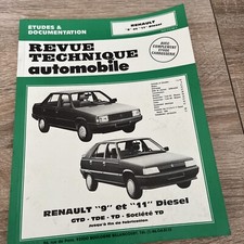 revue technique RENAULT 9 11 1.6 GTD TDE TD SOCIÉTÉ DIESEL 1600 D Td