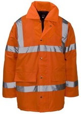36981 Supertouch Haute Visibilité Veste, Parka , Orange, S