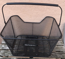 PANIER à Vélo Corbeille Métal de Transport BASIL bike PORTE BAGGAGE Fahrradkorb