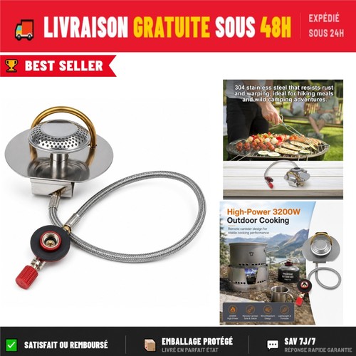 Réchaud gaz camping - à,