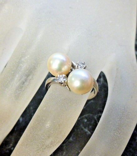 Bague blanc 18k sertie - en, or
