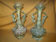 Paire de vases art nouveau en