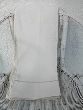 ancien drap en lin avec jours 200 X 276 cm neuf