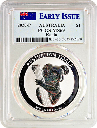 2020 australia 1oz - p, silver