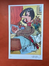 WALTHERY  EX LIBRIS SIGNE  PIN UP 100 EX  NEUF