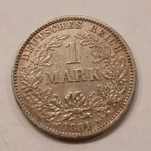 Pièce mark argent 1881 g - 1881,