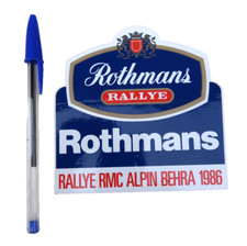 Autocollant Rothmans Rallye