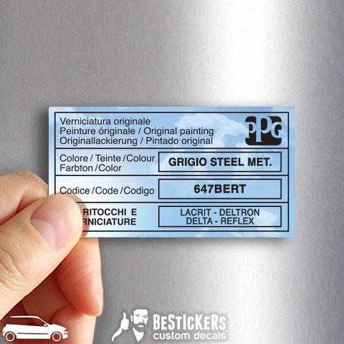 Autocollant étiquette