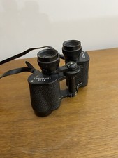 Ancienne Paire De Jumelle MF ManuFrance St Etienne Métal Noir Vintage #B952