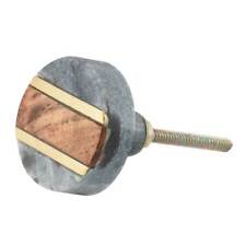 Rond Gris Marbre en Bois