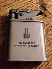 Briquet Ancien Essence BeBe 365 Germany Nurnberger Dampfwatte Fabrik