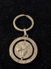 TRES RARE PORTE CLES MICHELIN EN ACIER @ BIBENDUM FONCEUR @ ETAT NEUF @ RARE TOP