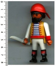 PLAYMOBIL : PIRATE #2, barbu, foulard rouge sur la tête