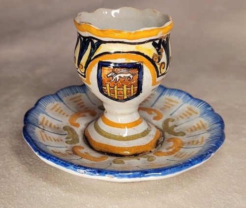 Xix coquetier faience - st, malo