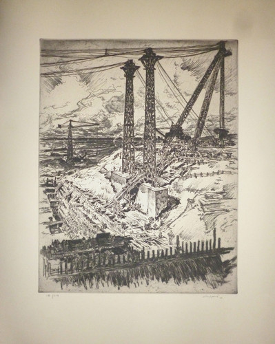 Georges gobo gravure - gravure, originale