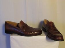 mocassins MANFIELD  cuir de veau marron pointure 9