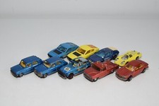 B66 1:60 3 INCH MAJORETTE LOT 9X BMW, SIMCA, PORSCHE, RENAULT, CITROEN, DODGE EX