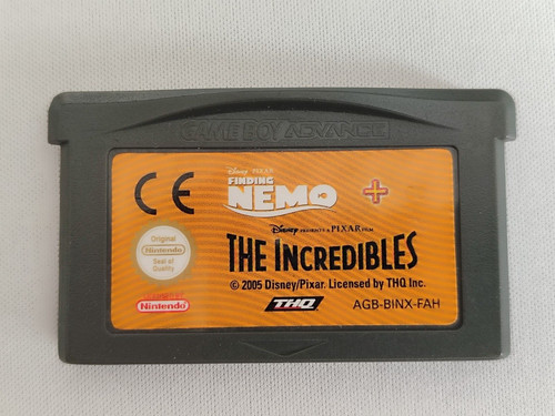 Jeu game boy advance - advance, pixar