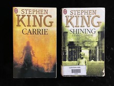 # lot 2 romans - STEPHEN KING - CARRIE & SHINING - Livre de Poche