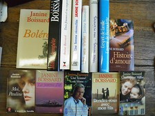 Lot de 13 livres de Janine