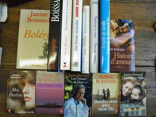 Lot livres de janine - lot,
