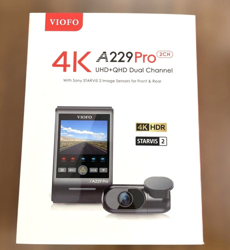 Viofo a229 pro 2ch hdr - 4k, dash