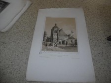 1850.Façade de l'église de Notre Dame.Pontoise.Hastrel