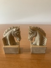 Serres Livres Chevaux Resine