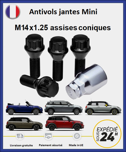Ecrous antivol roues - ecrous,