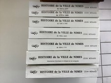 Histoire de la ville de Nimes-7 vol.-Léon Ménard.