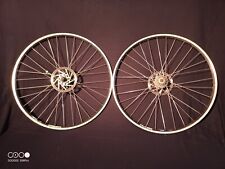 Paire de Roue route 700  Rigida  Flyer noir moyeux shimano