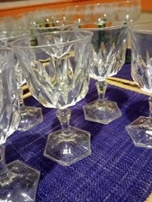 7 Verres À Eau En Cristal